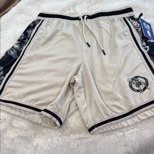 NBA Gray and Black Athletic Shorts